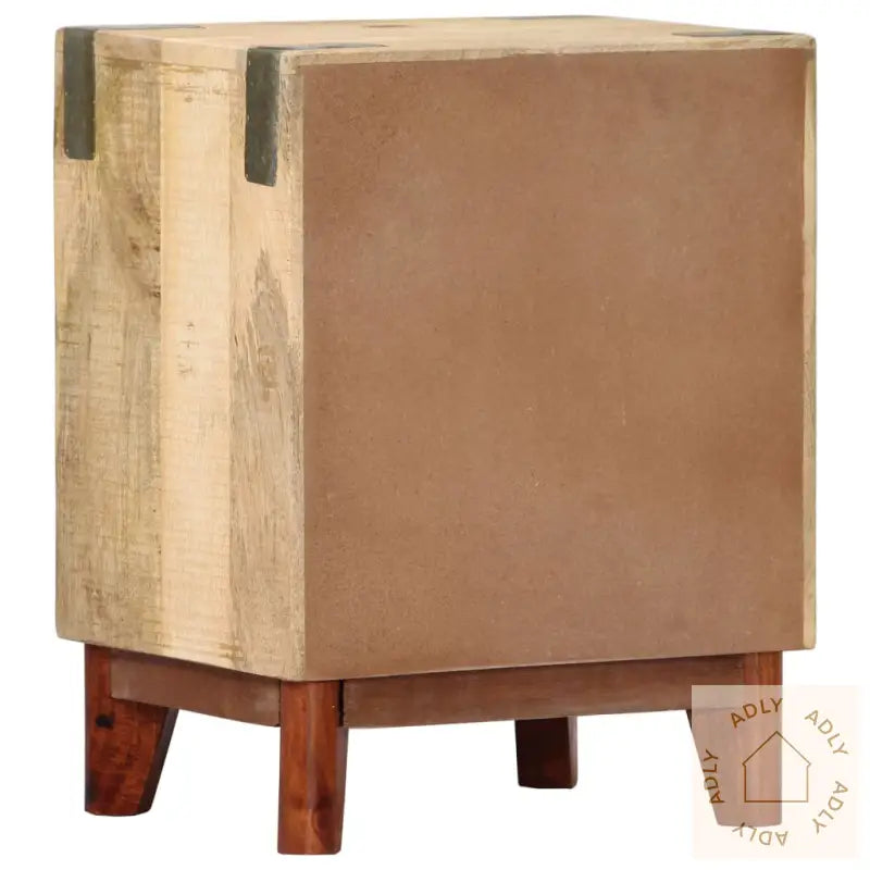 Nattbord 40X30X52 Cm Grov Heltre Mango