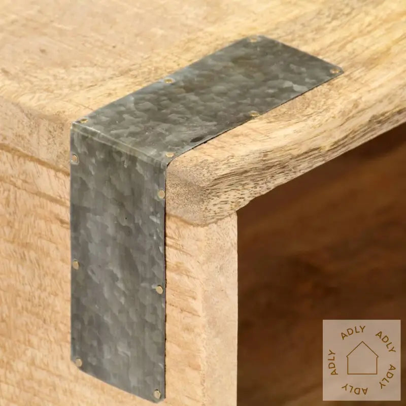 Nattbord 40X30X52 Cm Grov Heltre Mango