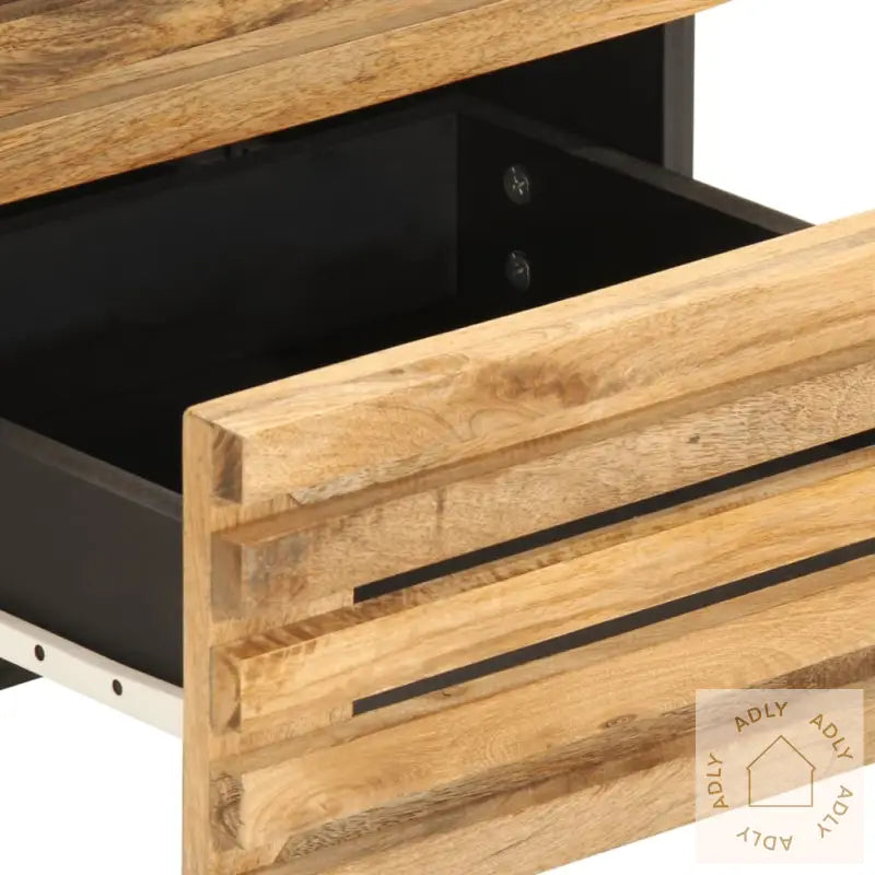 Nattbord 40X34X46 Cm Grovt Heltre Mangotre