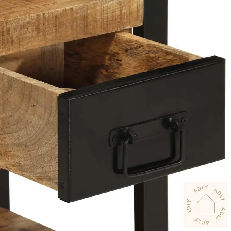Nattbord 35X34X45 Cm Grovt Heltre Mangotre