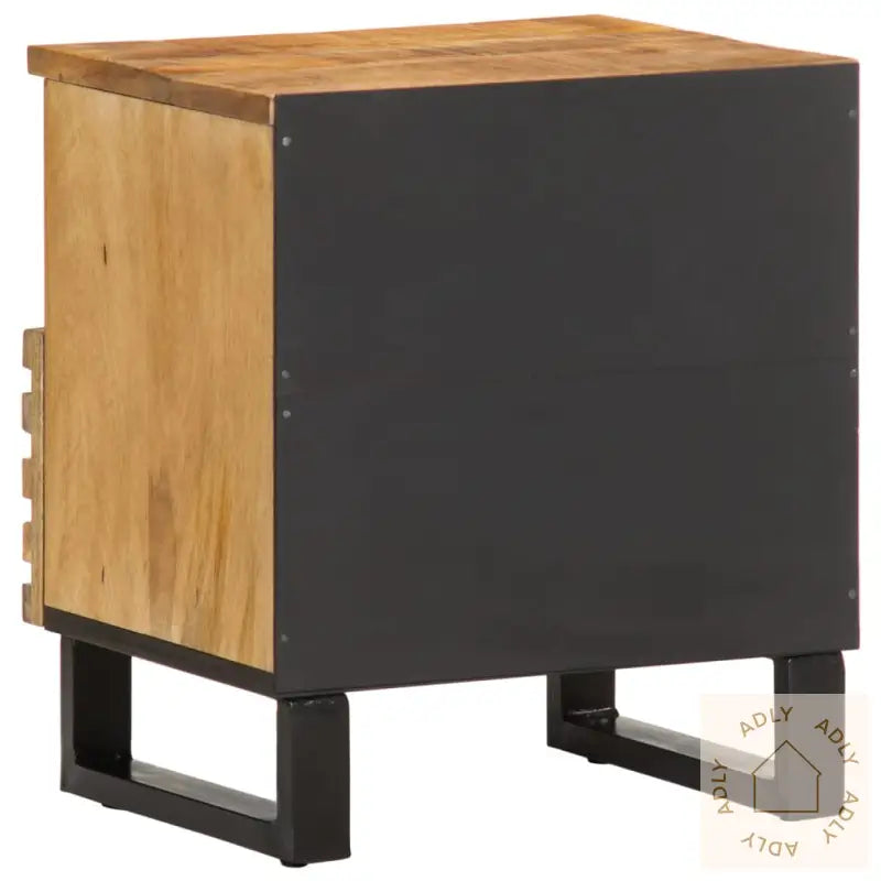 Nattbord 2 Stk 40X34X46 Cm Grovt Heltre Mangotre