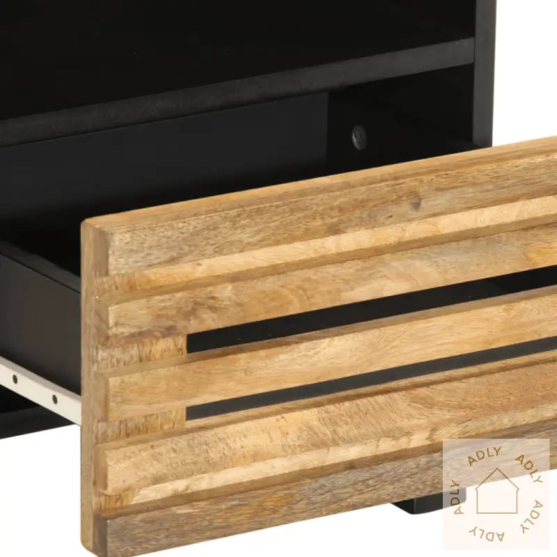 Nattbord 2 Stk 40X34X46 Cm Grovt Heltre Mangotre
