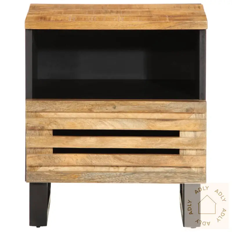 Nattbord 2 Stk 40X34X46 Cm Grovt Heltre Mangotre