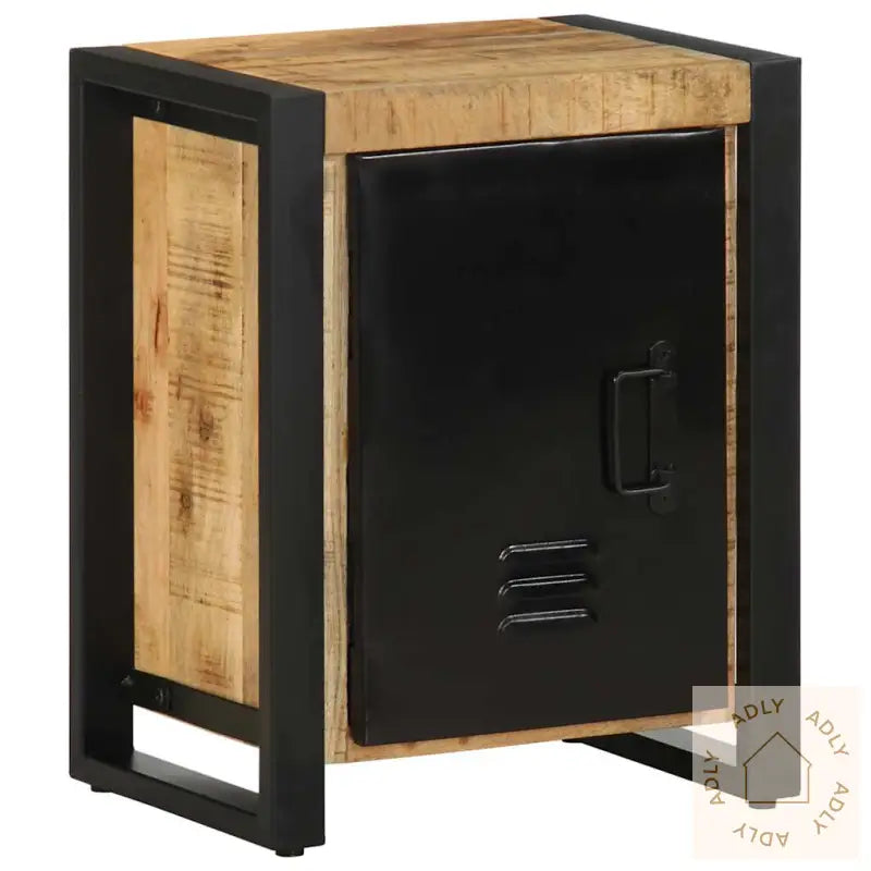 Nattbord 40X30X51 Cm Grovt Heltre Mangotre