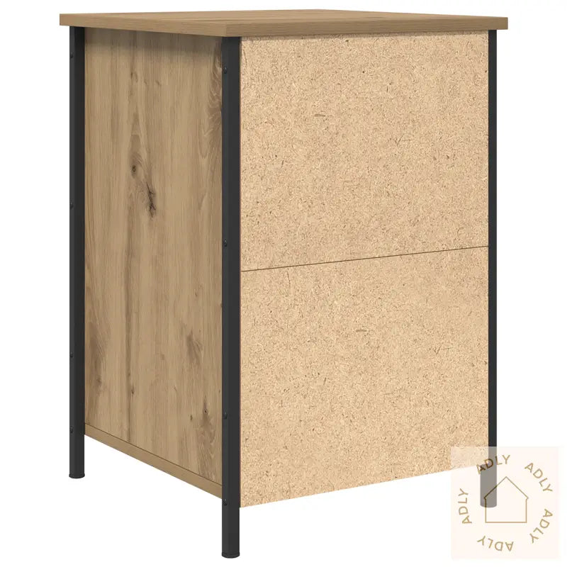 Nattbord Håndlaget Eik 40X42X60 Cm Konstruert Tre