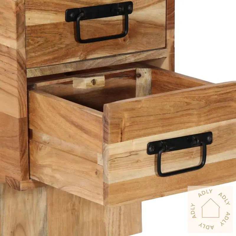 Nattbord 60X32X80 Cm Heltre Akasie