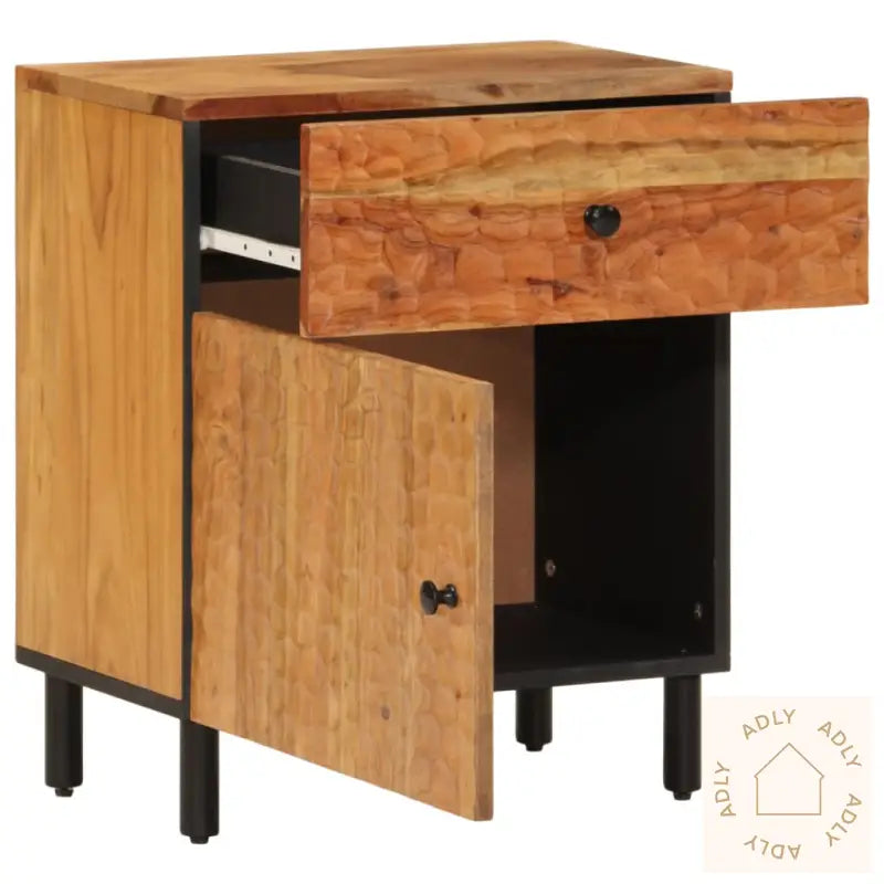 Nattbord 50X33X60 Cm Heltre Akasie