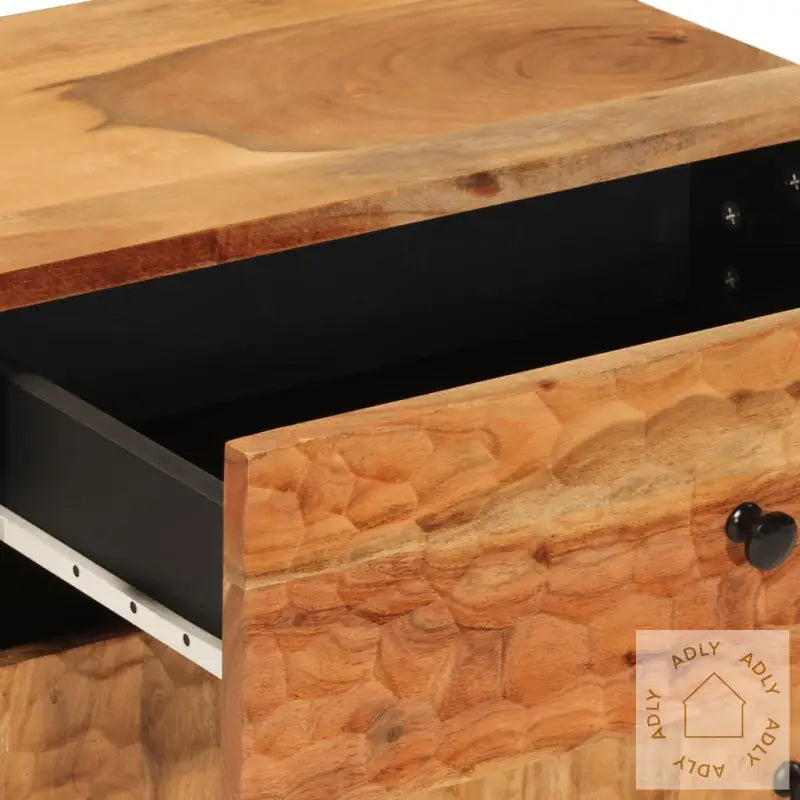 Nattbord 50X33X60 Cm Heltre Akasie