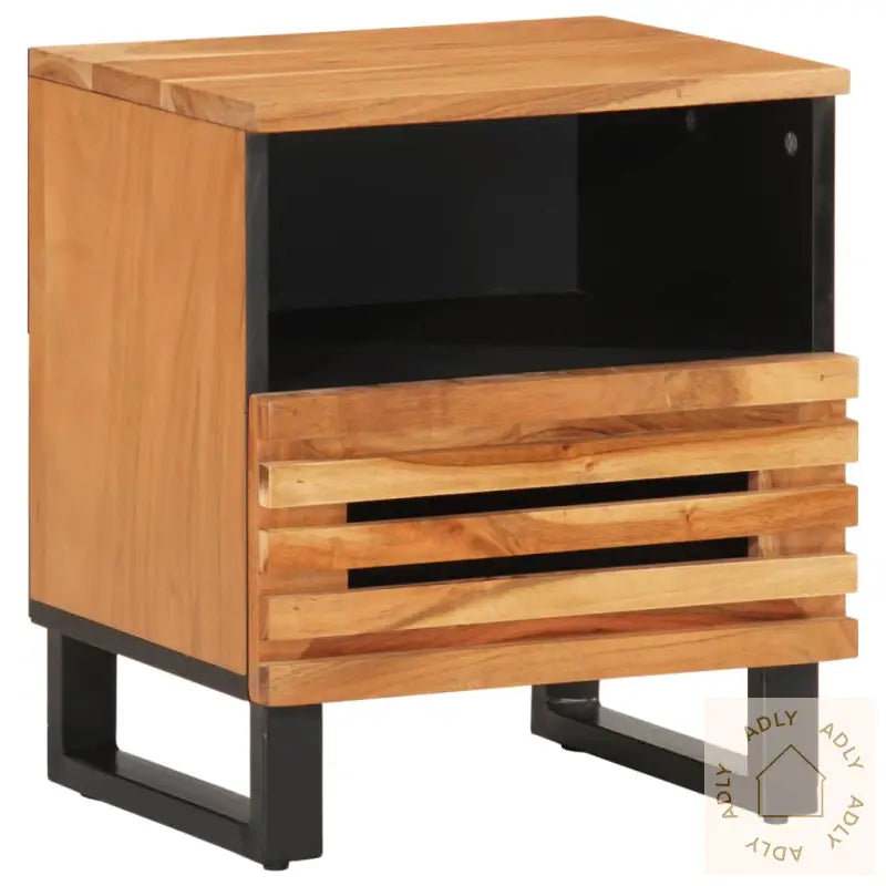 Nattbord 2 Stk 40X34X46 Cm Heltre Akasie