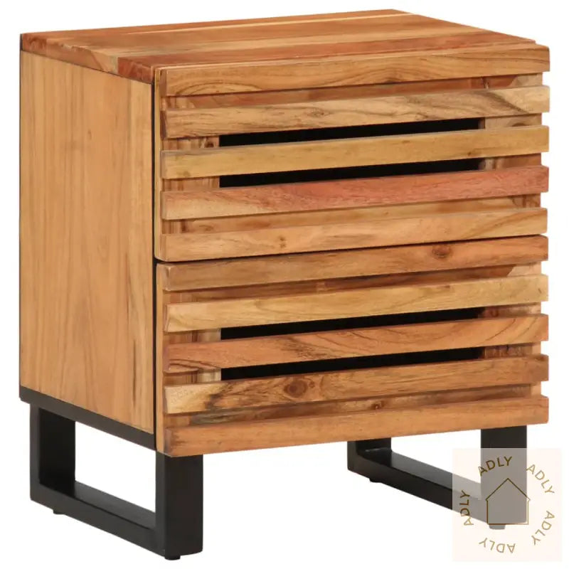 Nattbord 40X34X46 Cm Heltre Akasie
