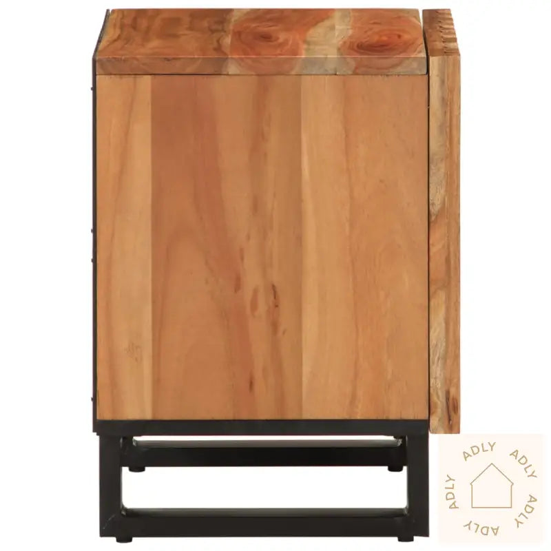 Nattbord 2 Stk 40X34X46 Cm Heltre Akasie