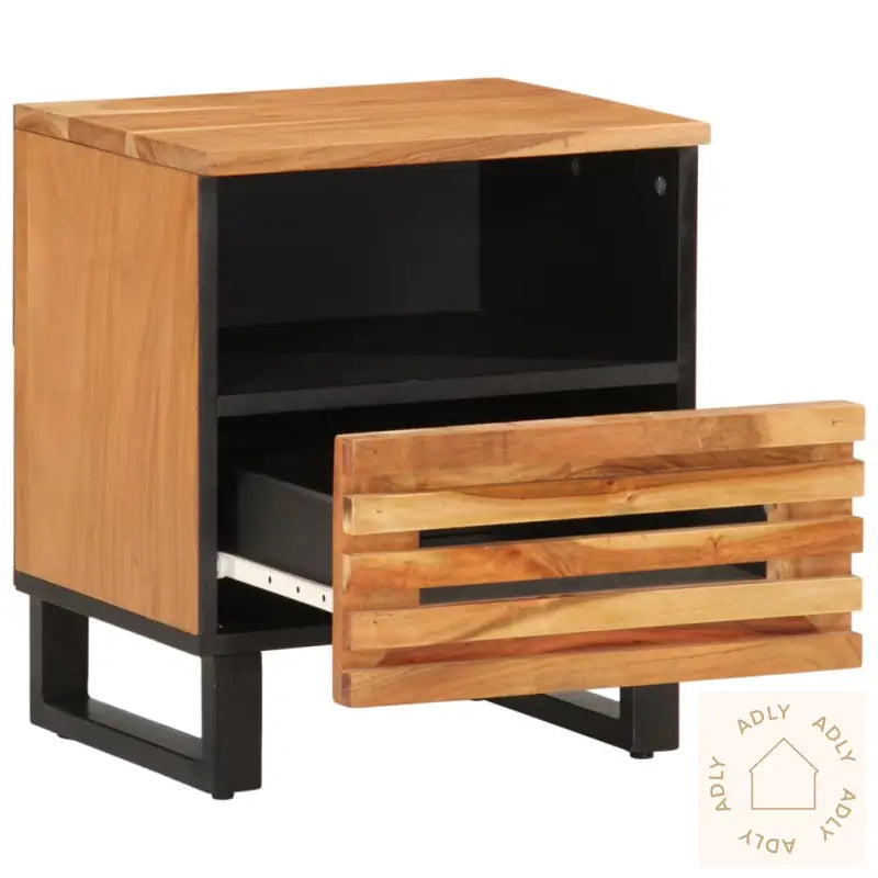 Nattbord 2 Stk 40X34X46 Cm Heltre Akasie