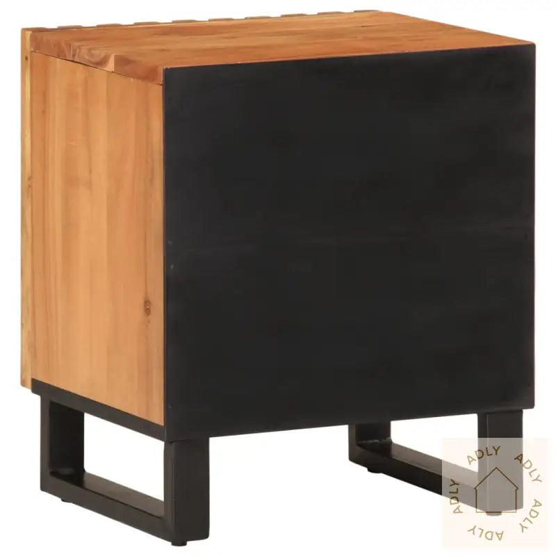 Nattbord 2 Stk 40X34X46 Cm Heltre Akasie