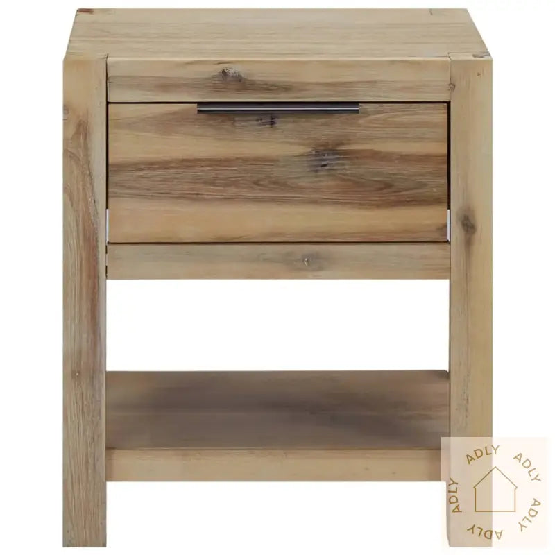 Nattbord Med Skuff 40X30X48 Cm Heltre Akasie