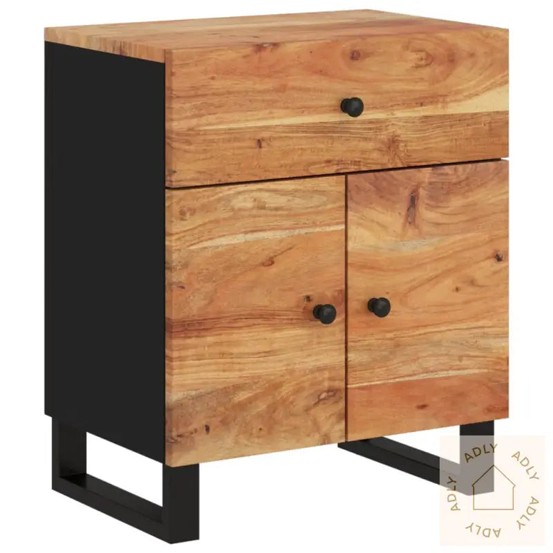Nattbord 50X33X60 Cm Heltre Akasie Og Konstruert Tre