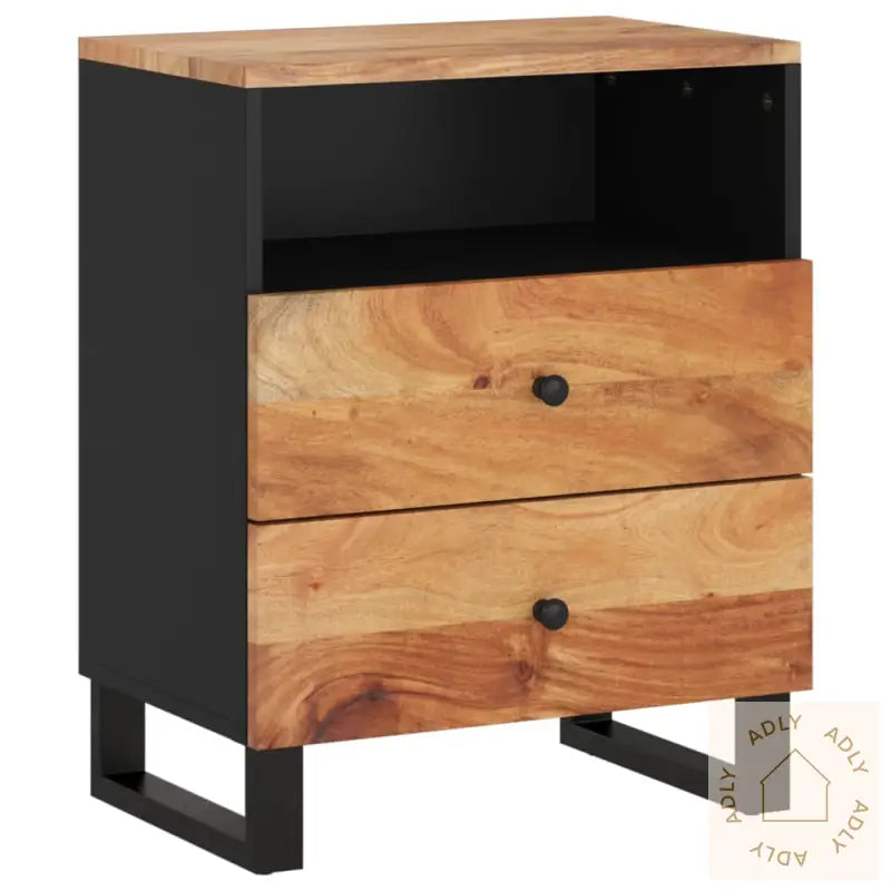 Nattbord 50X33X62 Cm Heltre Akasie Og Konstruert Tre