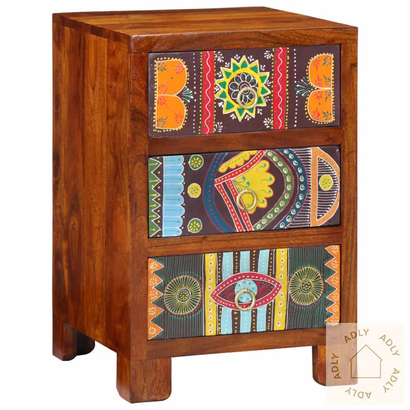 Nattbord 40X40X60 Cm Heltre Akasie