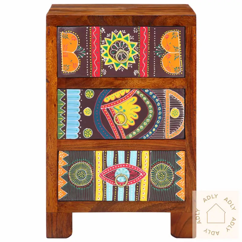 Nattbord 40X40X60 Cm Heltre Akasie