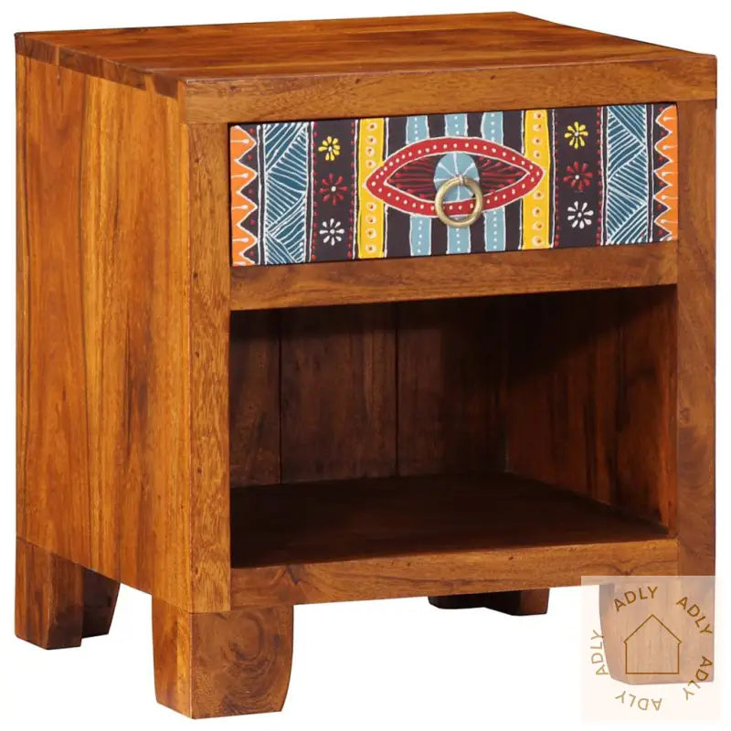 Nattbord 40X35X45 Cm Heltre Akasie