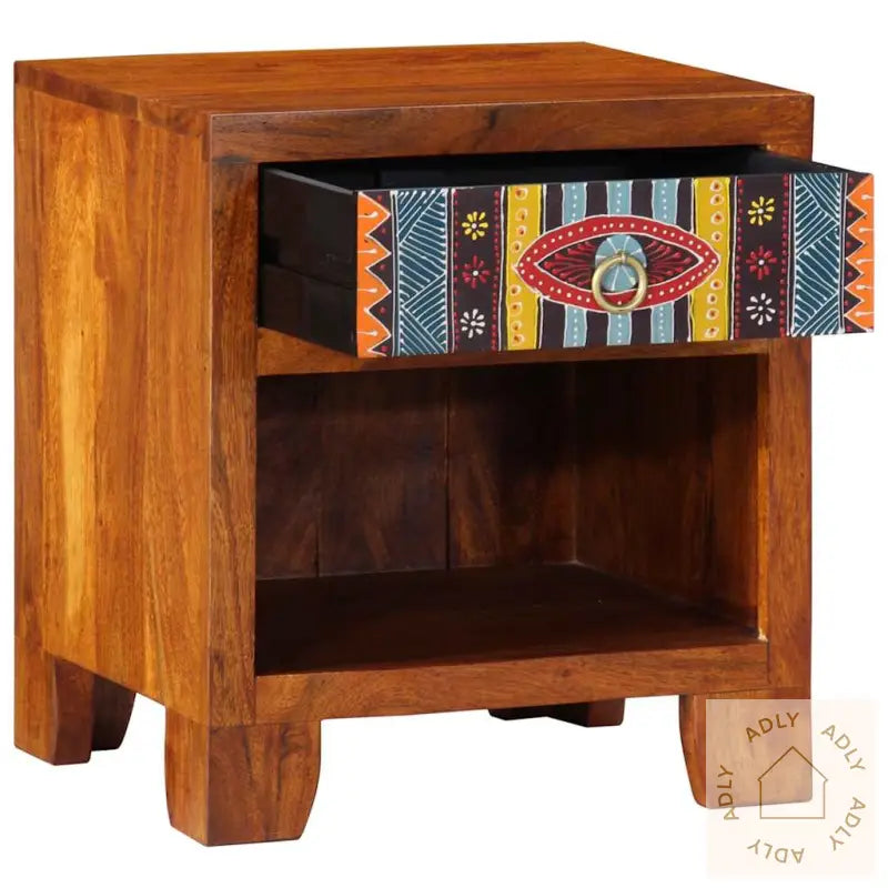 Nattbord 40X35X45 Cm Heltre Akasie