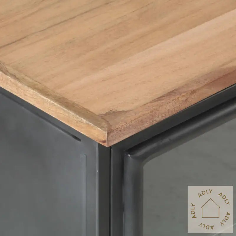 Nattbord Grå 40X30X50 Cm Heltre Akasie