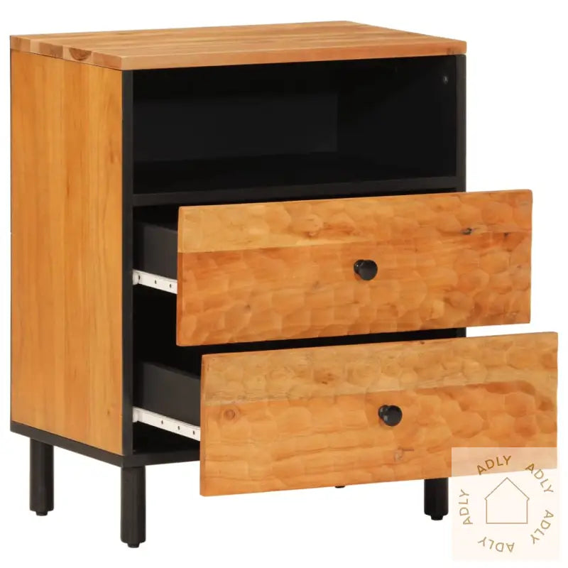 Nattbord 50X33X60 Cm Heltre Akasie