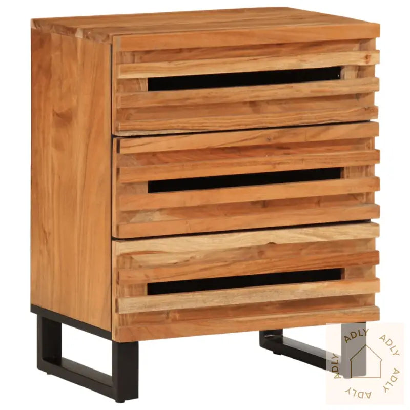 Nattbord 50X34X62 Cm Heltre Akasie