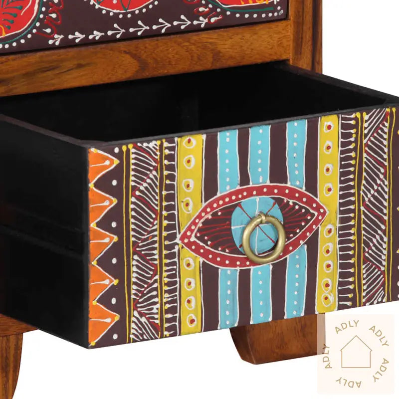 Nattbord 2 Stk 35X35X45 Cm Heltre Akasie