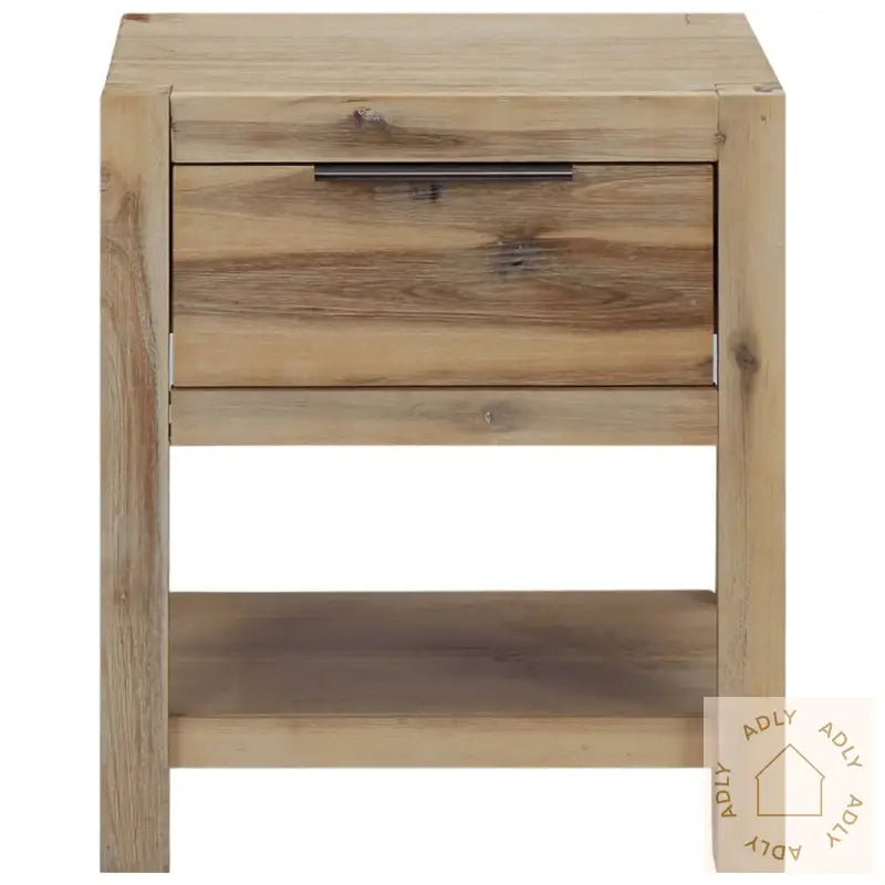 Nattbord Med Skuffer 2 Stk 40X30X48 Cm Heltre Akasie