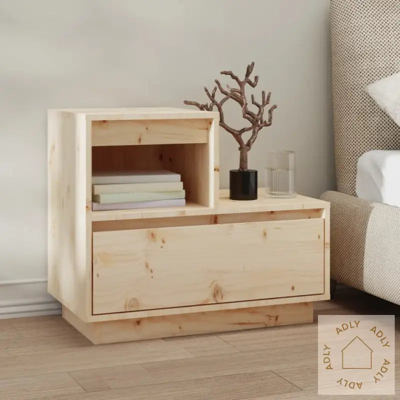Nattbord 2 Stk 60X34X51 Cm Heltre Furu