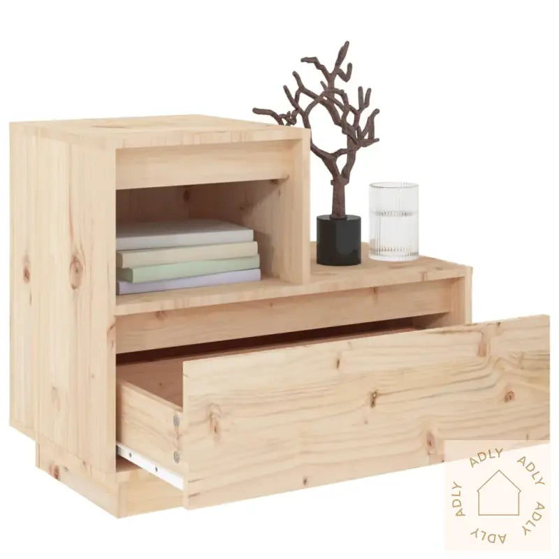 Nattbord 2 Stk 60X34X51 Cm Heltre Furu