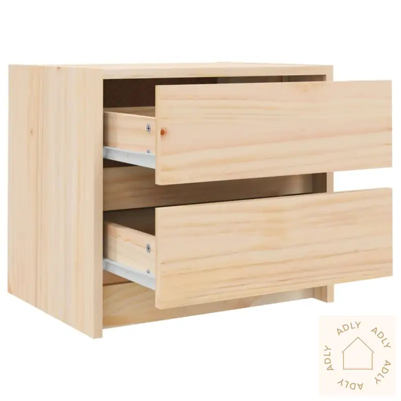 Nattbord 2 Stk 40X31X35,5 Cm Heltre Furu
