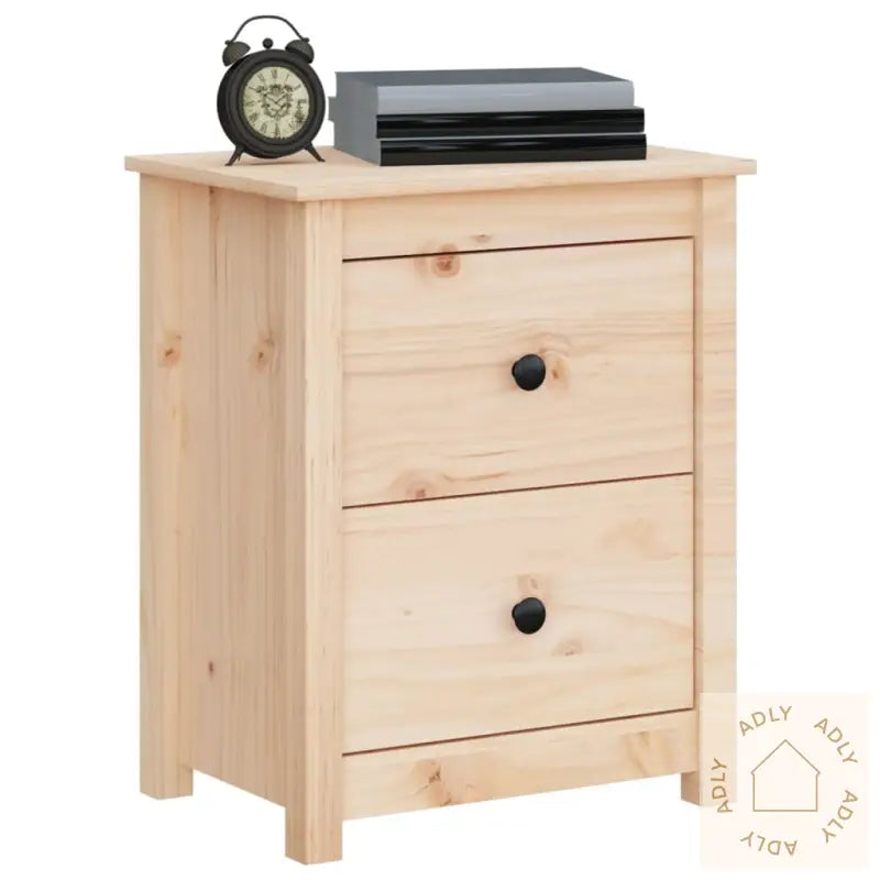 Nattbord 2 Stk 50X35X61,5 Cm Heltre Furu