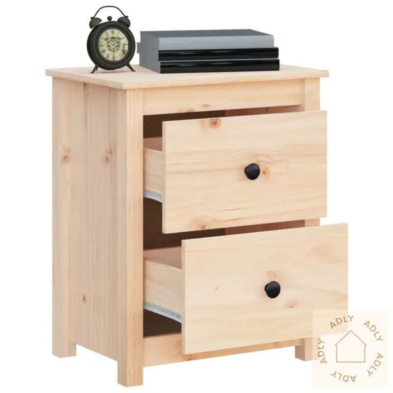 Nattbord 2 Stk 50X35X61,5 Cm Heltre Furu