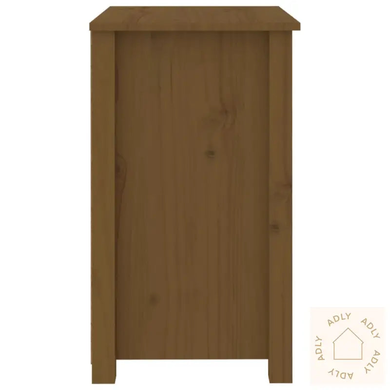 Nattbord 2 Stk Honningbrun 50X35X61,5 Cm Heltre Furu