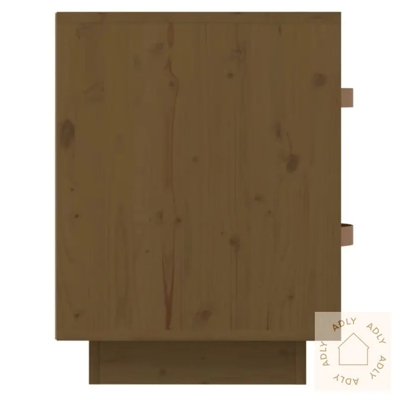   Nattbord 2 Stk Honningbrun 40X34X45 Cm Heltre Furu
