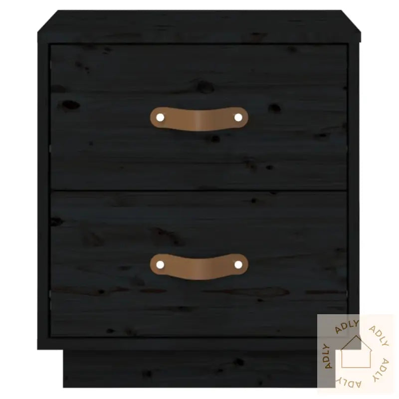   Nattbord Svart 40X34X45 Heltre Furu