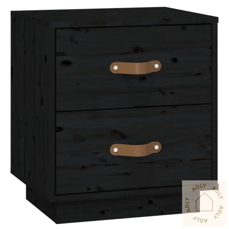   Nattbord Svart 40X34X45 Heltre Furu