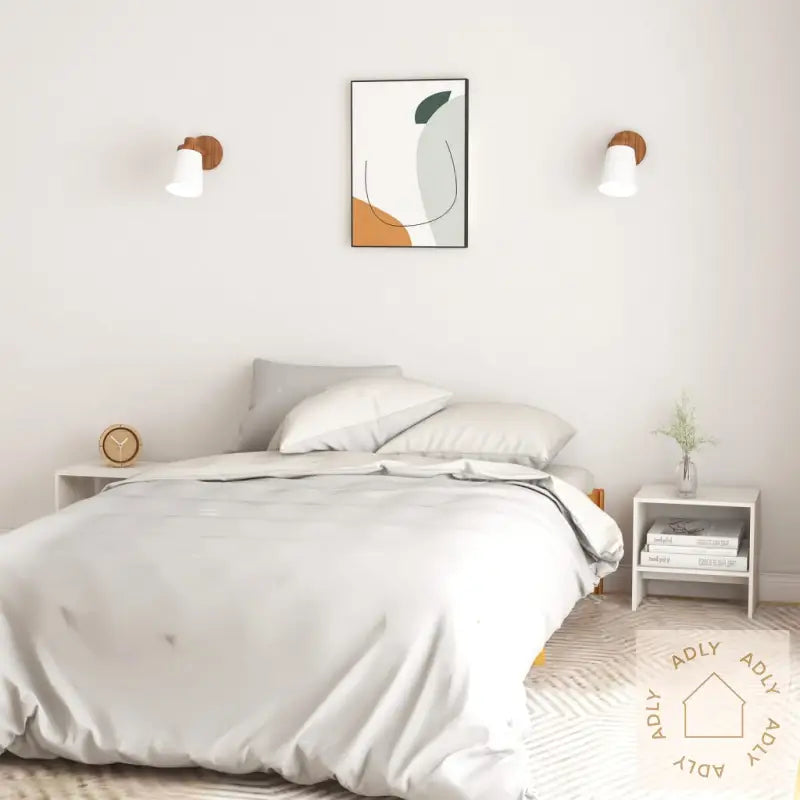 Nattbord 2 Stk Hvit 40X30,5X40 Cm Heltre Furu