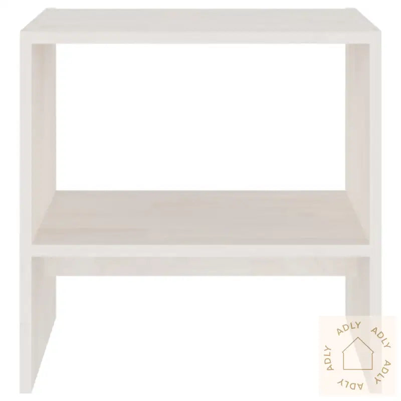 Nattbord 2 Stk Hvit 40X30,5X40 Cm Heltre Furu