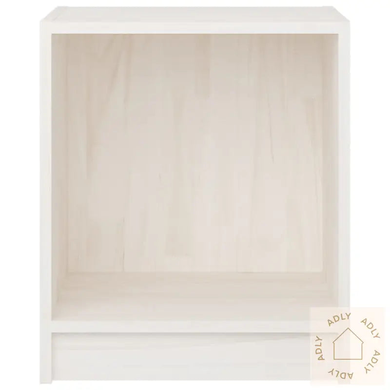 Nattbord 2 Stk Hvit 35,5X33,5X41,5 Cm Heltre Furu