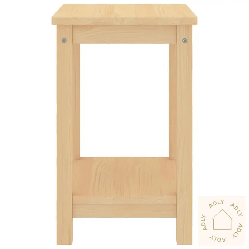 Nattbord Naturell 35X30X47 Cm Heltre Furu