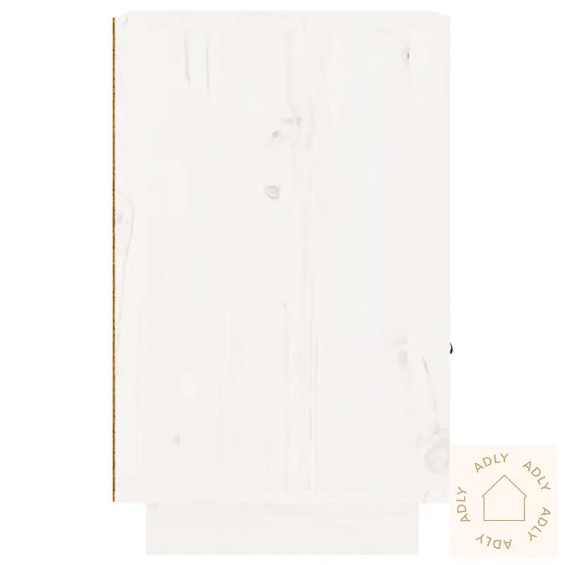 Nattbord Hvit 40X34X55 Cm Heltre Furu