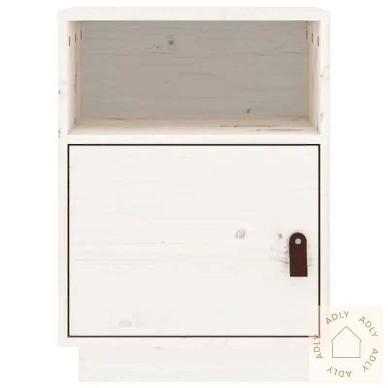 Nattbord Hvit 40X34X55 Cm Heltre Furu