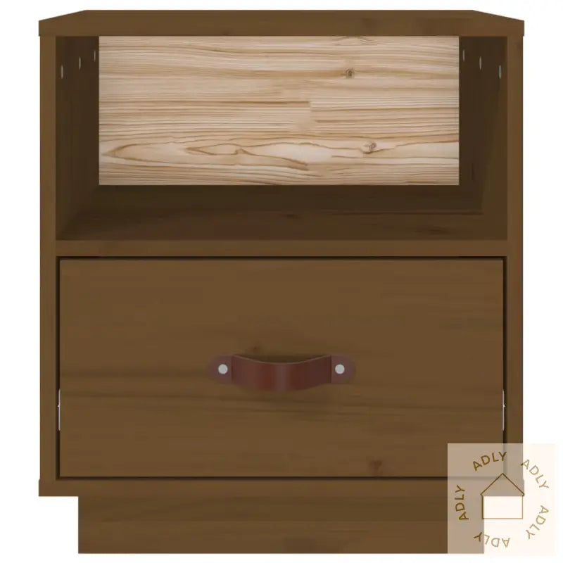 Nattbord Honningbrun 40X34X45 Cm Heltre Furu