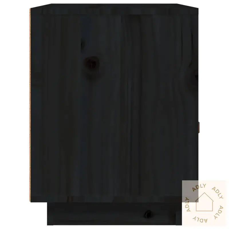 Nattbord Svart 40X34X45 Heltre Furu