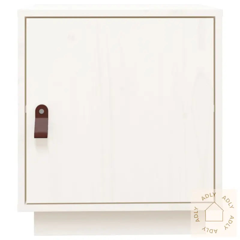 Nattbord Hvit 40X34X45 Cm Heltre Furu