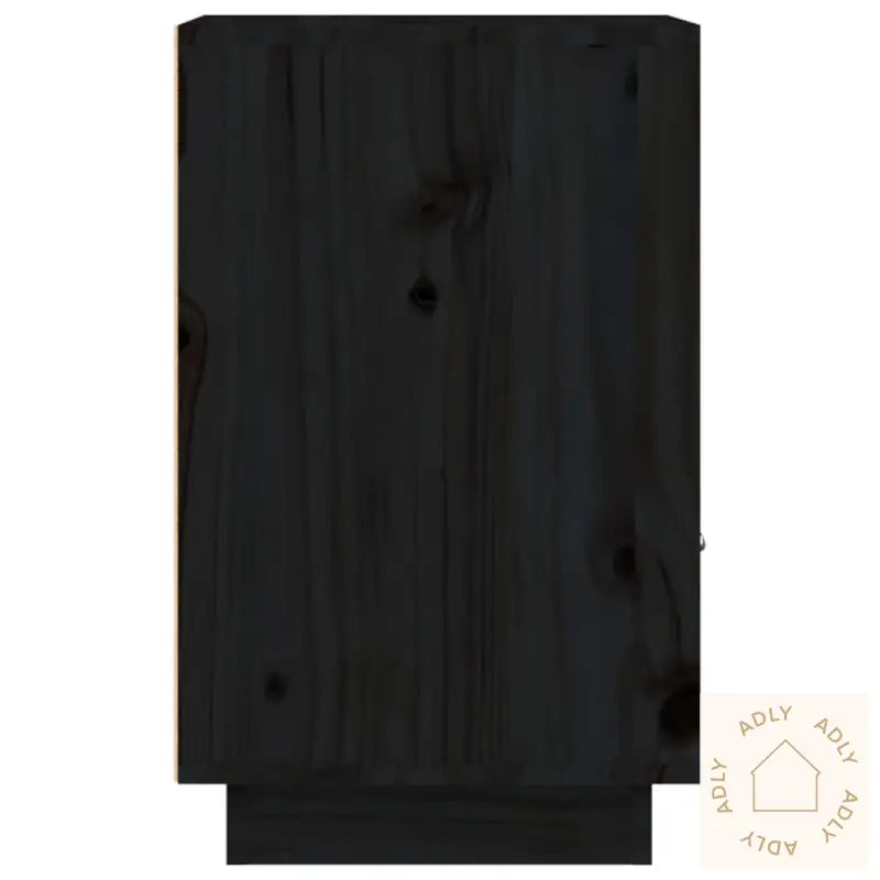 Nattbord 2 Stk Svart 40X34X55 Cm Heltre Furu