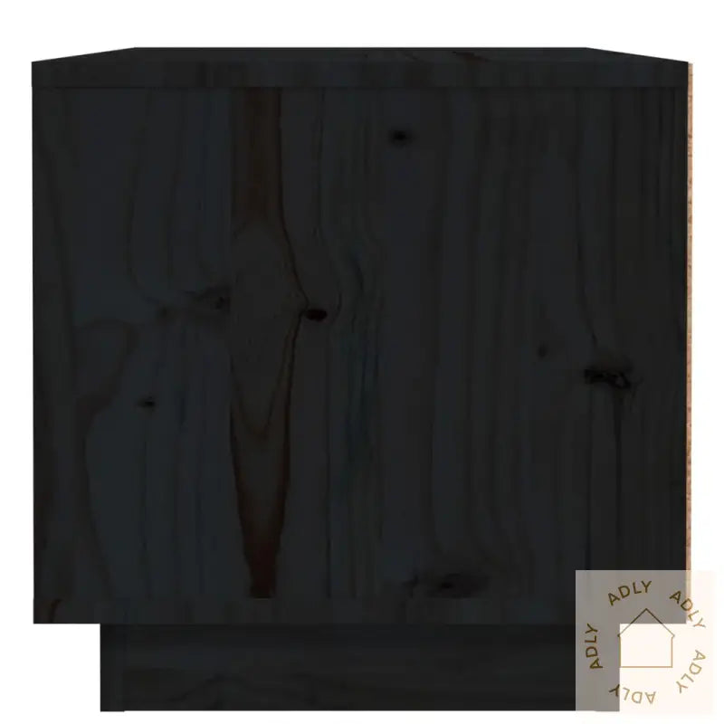 Nattbord Svart 40X34X35 Cm Heltre Furu