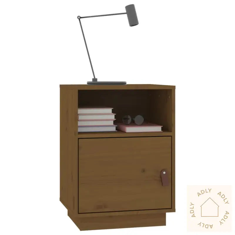 Nattbord Honningbrun 40X34X55 Cm Heltre Furu